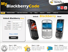 Tablet Screenshot of myblackberrycode.com